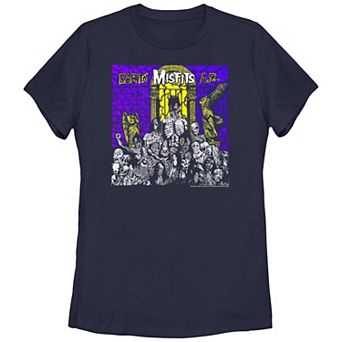 Juniors' The Misfits Earth A.D. Cover Graphic Tee
