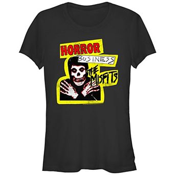 Juniors' The Misfits Horror Business Graphic Tee