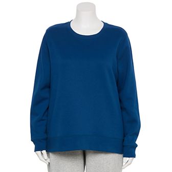 Plus Size Tek Gear® Adaptive Ultrasoft Fleece Crewneck Sweater