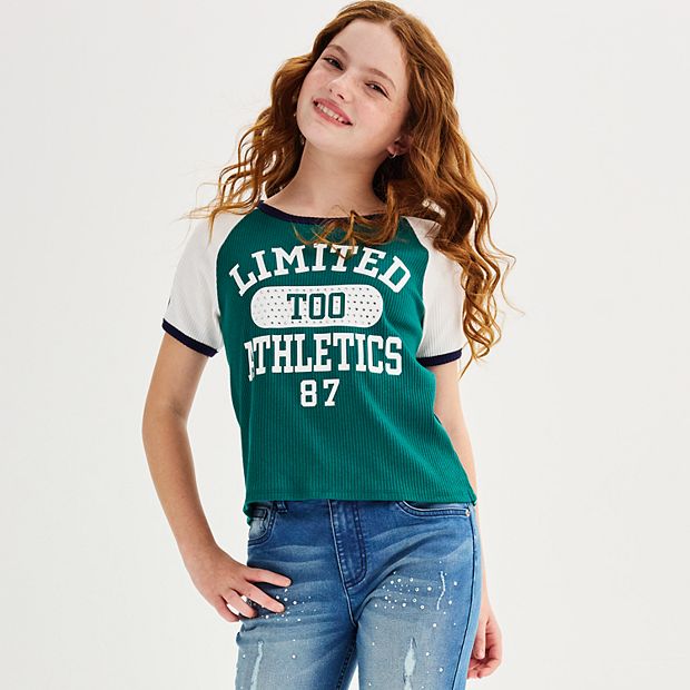 Girls 7-16 Limited Too Graphic Ringer Tee Girls 7-16 Limited Too Graphic Ringer Tee