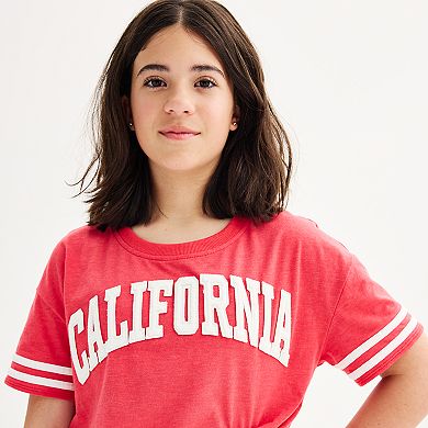 Girls 7-16 Limited Too Tie-Front Tee