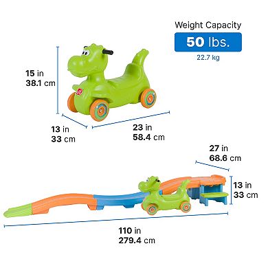 Step2 Dino Dash Up & Down Roller Coaster