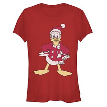 Disney's Donald Duck Juniors' Christmas Fashion Graphic Tee