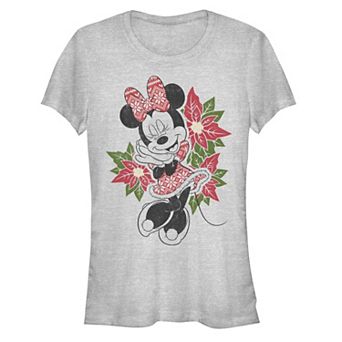 Disney's Minnie Mouse Juniors' Christmas Fashion Graphic Tee