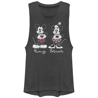 Disney's Mickey Mouse Juniors' Mickey and Minnie Always Forever Festival Muscle Graphic Tank