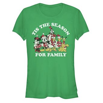Disney's Mickey and Friends Juniors' Season For Family Graphic Tee