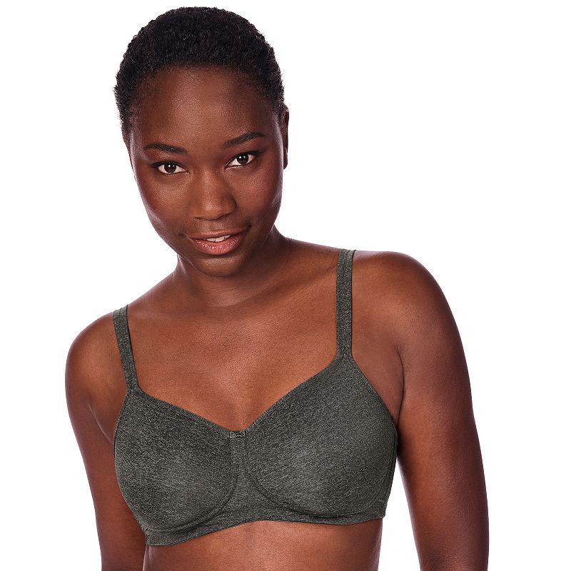Amoena Mastectomy Bra: Melinda Wireless, Women's, Size: 32 C, Dark Gray Melange