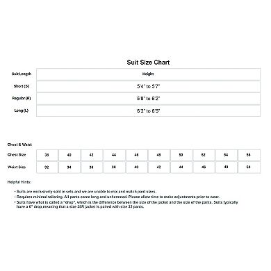 Slim Fit 3pc Tailored Check Suit