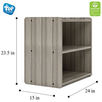 Tot Mate Toddler Shelf Storage, Ready-to-assemble, 24" W X 15" D X 23.5" H