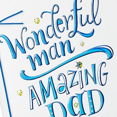 Hallmark "Wonderful Man Amazing Dad" Father's Day Card