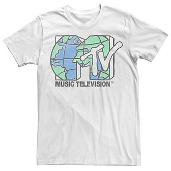 Men's MTV World Print Logo Graphic Tee