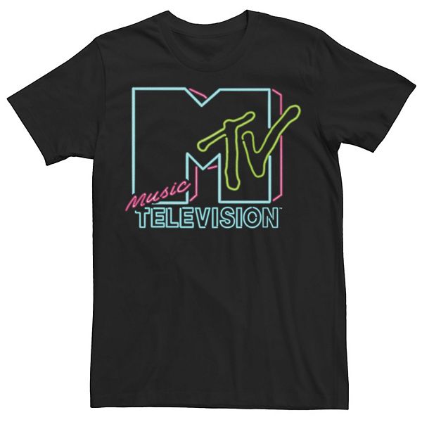 Men's MTV Neon Lights Logo Graphic Tee