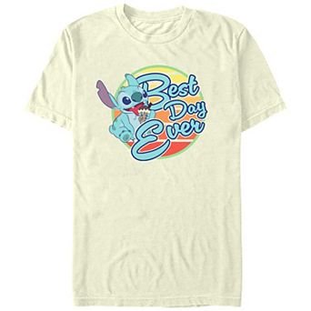 Disney's Lilo & Stitch Best Day Ever Stitch Men's Graphic Tee