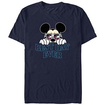 Disney's Mickey Mouse Sunglasses Best Day Ever Men's Graphic Tee