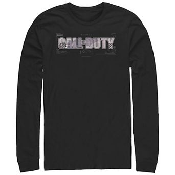 Men's Call Of Duty Blue Desert Title Logo Graphic Tee