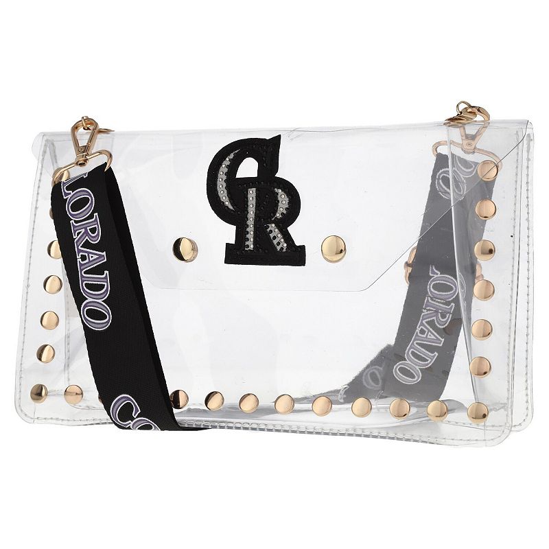 Cuce Colorado Rockies Crystal Clear Envelope Crossbody Bag, Team