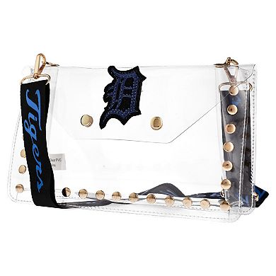 Cuce Detroit Tigers Crystal Clear Envelope Crossbody Bag