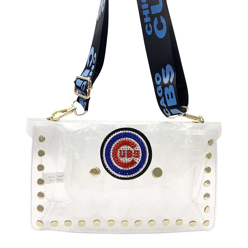 Cuce Chicago Cubs Crystal Clear Envelope Crossbody Bag, Team