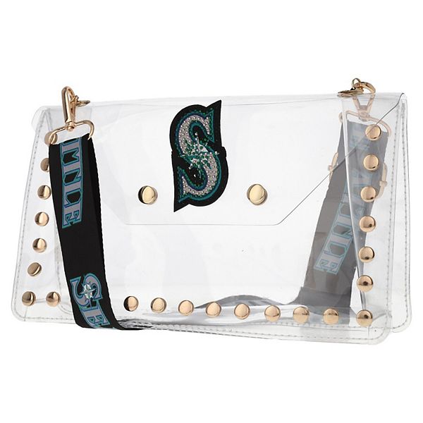 Cuce Seattle Mariners Crystal Clear Envelope Crossbody Bag