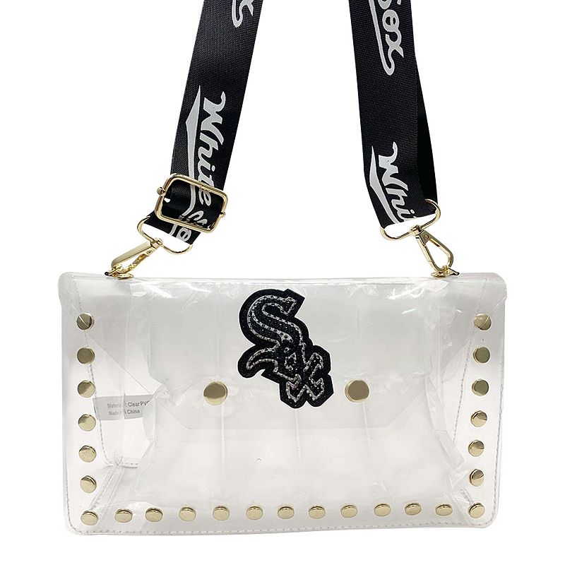 Cuce Chicago White Sox Crystal Clear Envelope Crossbody Bag, Team