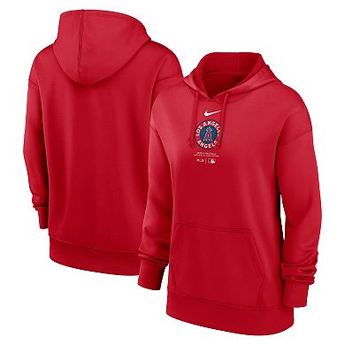 Women's Nike Red Los Angeles Angels City Connect Practice Performance Pullover Hoodie