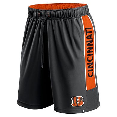 Men's Fanatics Branded  Black Cincinnati Bengals Win The Match Shorts
