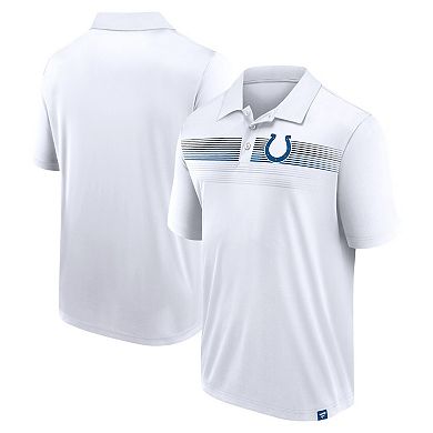 Men's Fanatics White Indianapolis Colts Victory For Us Interlock Polo