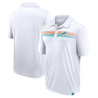 Men's Fanatics Branded White Miami Dolphins Victory For Us Interlock Polo