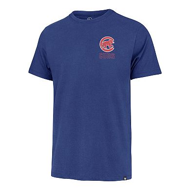 Men's '47 Royal Chicago Cubs Hang Back Franklin T-Shirt