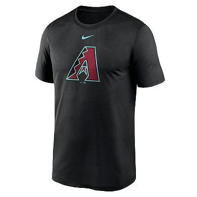 Men's Nike Black Arizona Diamondbacks Legend Fuse Large Logo Performance T-Shirt