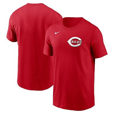 Men's Nike Red Cincinnati Reds Fuse Wordmark T-Shirt