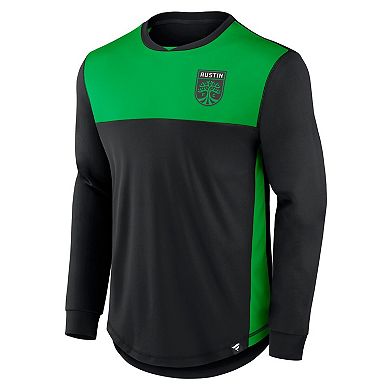Men's Fanatics Branded Black Austin FC Mid Goal Long Sleeve T-Shirt