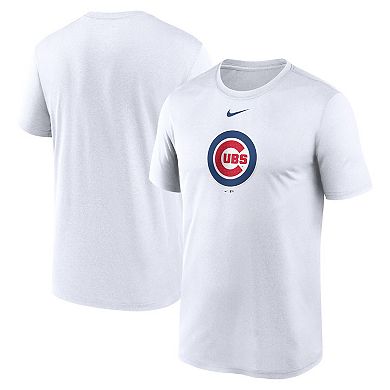 Men's Nike White Chicago Cubs Legend Fuse Large Logo Performance T-Shirt