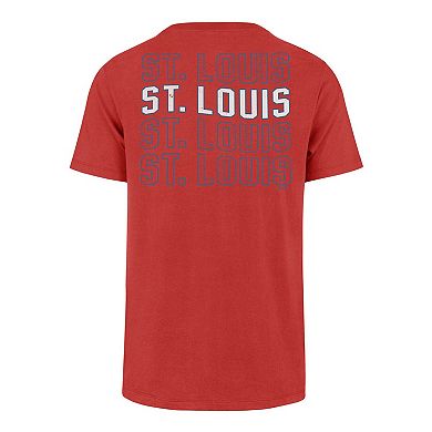 Men's '47 Red St. Louis Cardinals Hang Back Franklin T-Shirt