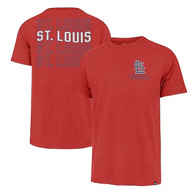 Men's '47 Red St. Louis Cardinals Hang Back Franklin T-Shirt