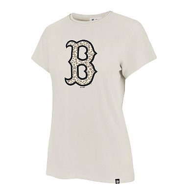 Women's '47 Oatmeal Boston Red Sox Imprint Frankie T-Shirt