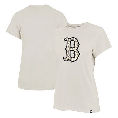 Women's '47 Oatmeal Boston Red Sox Imprint Frankie T-Shirt