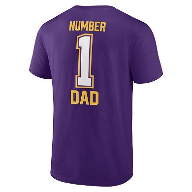 Men's Fanatics Branded Purple Minnesota Vikings Father's Day T-Shirt
