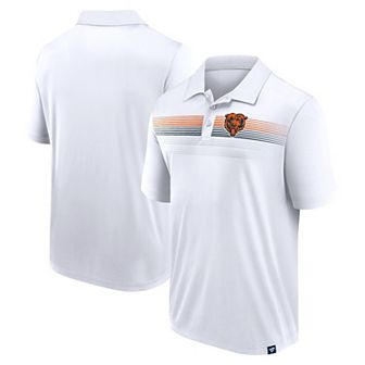 Men's Fanatics Branded White Chicago Bears Victory For Us Interlock Polo