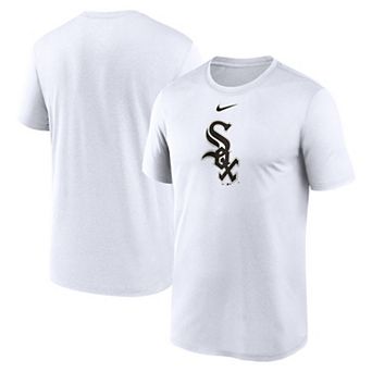 Men's Nike White Chicago White Sox Legend Fuse Large Logo Performance T-Shirt