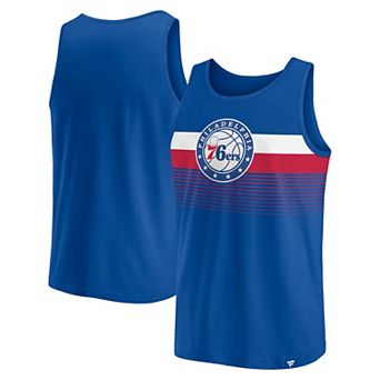 Men's Fanatics Branded Royal Philadelphia 76ers Wild Game Tank Top