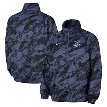 Men's Nike Navy North Carolina Tar Heels Anorak Half-Zip Jacket