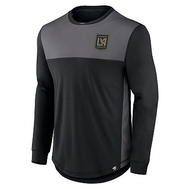 Men's Fanatics Branded Black LAFC Mid Goal Long Sleeve T-Shirt