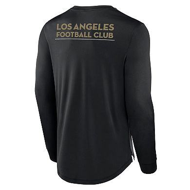 Men's Fanatics Branded Black LAFC Mid Goal Long Sleeve T-Shirt