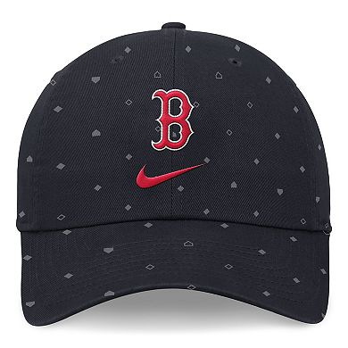 Men's Nike Navy Boston Red Sox Primetime Print Club Adjustable Hat