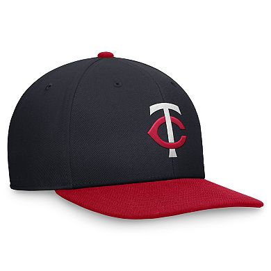 Men's Nike Navy/Red Minnesota Twins Evergreen Two-Tone Snapback Hat