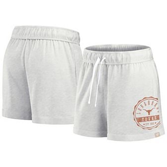Women's Fanatics Branded Oatmeal Texas Longhorns Win Badge Shorts