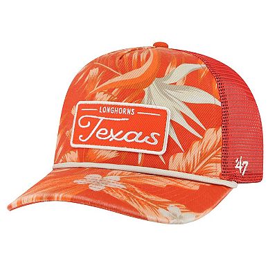Men's '47 Texas Orange Texas Longhorns Tropicalia Hitch Adjustable Hat