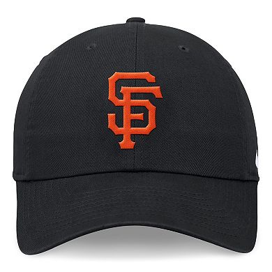 Men's Nike Black San Francisco Giants Evergreen Club Adjustable Hat