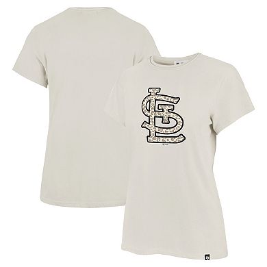 Women's '47 Oatmeal St. Louis Cardinals Imprint Frankie T-Shirt